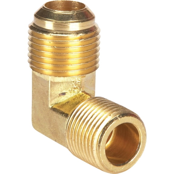 Do it Best Global Sourcing Do it Flare Brass Elbow x MIP - Pack of 8