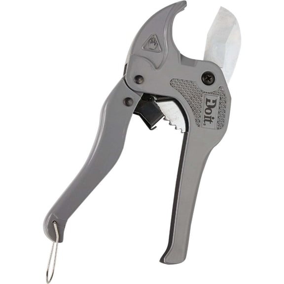 Do it Best Tools PVC Pipe and Tubing Cutter GS-PC301E - Lockable, Ratchet Type - 1-5/8 In