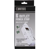 Do it Best Global Sourcing Master Electrician 1350J Surge Protector Strip - Pack of 10