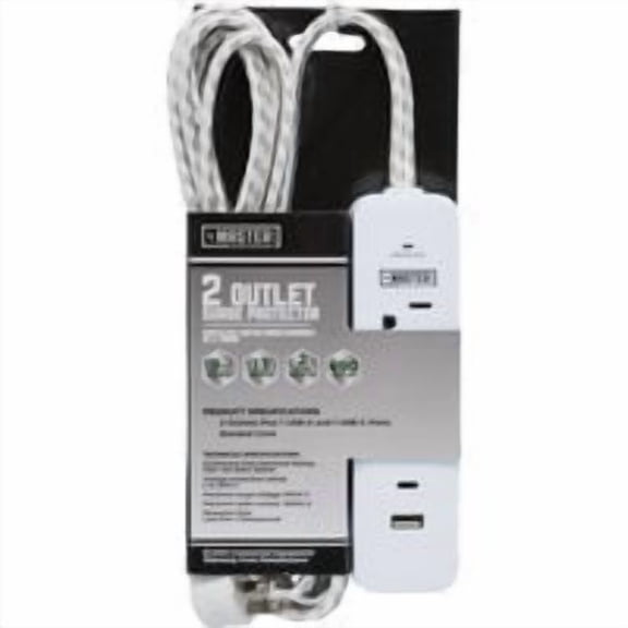 Do it Best Global Sourcing Master Electrician 2-Outlet Surge Protector Strip - Pack of 24