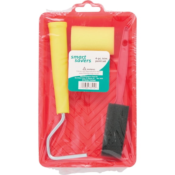 Do it Best Global Sourcing Smart Savers 4-Piece Trim Roller Kit - Single Pack
