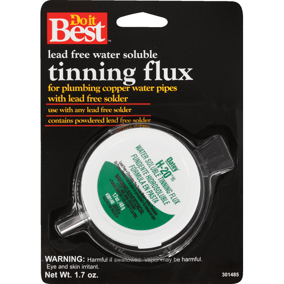 Do it Best H-2095 Water Soluble Tinning Flux - Single Pack  Residential Use, Standard Application