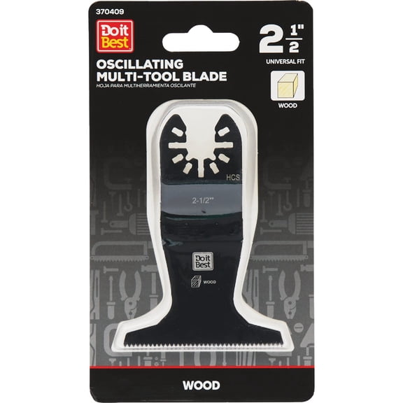 Do it Best High Carbon Steel Wood Cutting Oscillating Multi-Tool Blade - Pack of 2