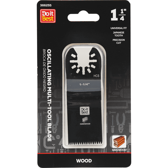 Do it Best Japanese Tooth Precision Cut Oscillating Blade - Single Pack Residential Use, Standard Application
