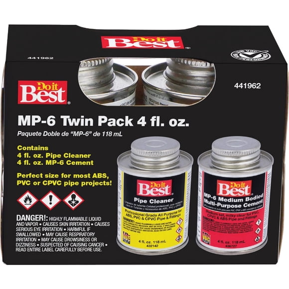 Do it Best MP-6 Pipe Cleaner & PVC Cement Kit - Single Pack
