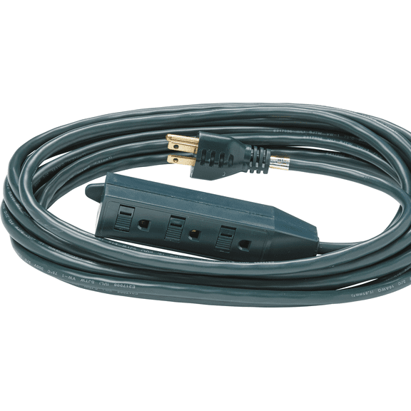 Do it Best Medium-Duty Household Extension Cord With Powerblock - Pack of 12 Residential Use, Standard Application