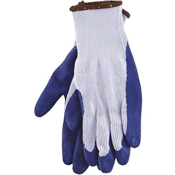 Do it Best Tools Grip Latex Coated Work Glove - Blue - Pair, Large