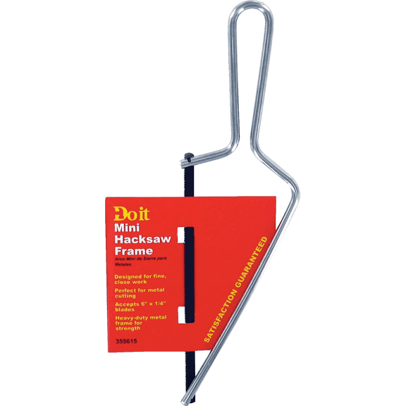 Do it Best Mini Hacksaw - Pack of 4  Heavy-Duty Construction, Professional Use