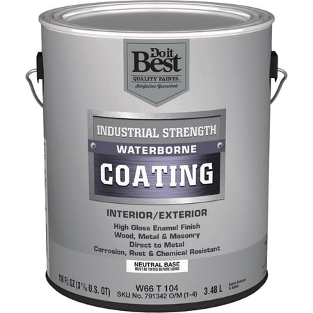 Do it Best Neutral Base Waterborne Industrial Enamel, 1 Gal. W66T00104-16