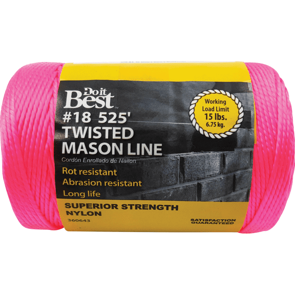 Do it Best Nylon Mason Line - Single Pack Residential Use, Standard Application