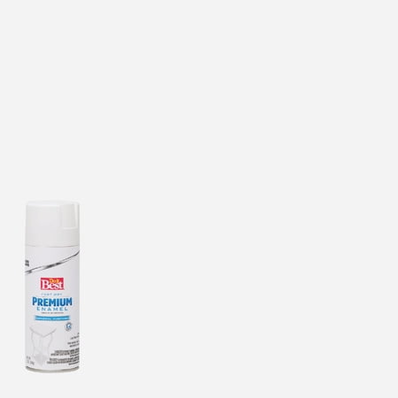 Do it Best Premium Enamel Aerosol, S/G WHITE SPRAY PAINT