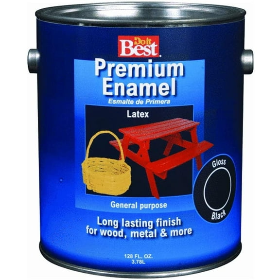 Do it Best Premium Latex Enamel, RED LATEX ENAMEL