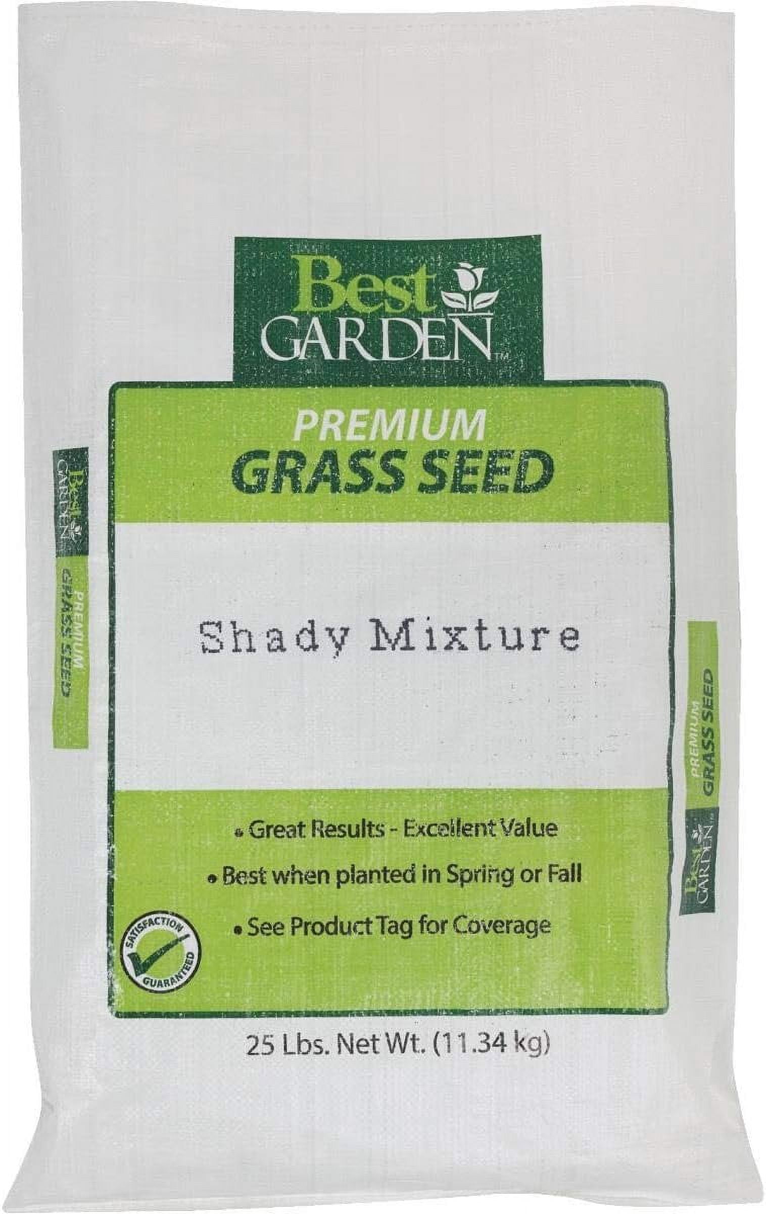 Barenbrug Premium Shady Grass Seed - Shade Tolerant - 25 lbs