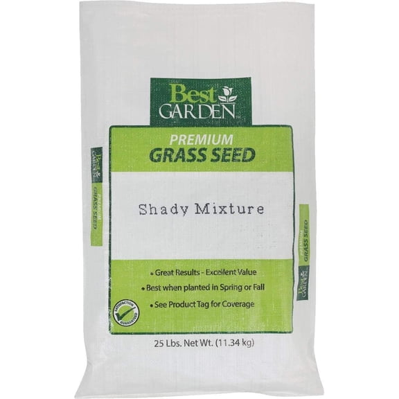 Barenbrug Premium Shady Grass Seed - Shade Tolerant - 25 lbs
