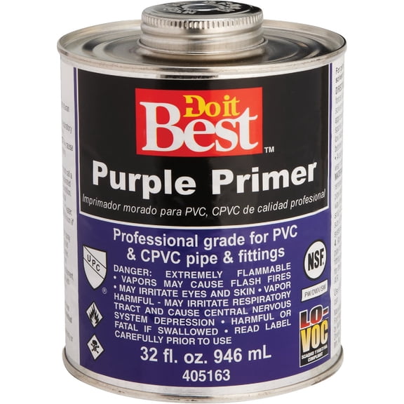Do it Best Purple Pipe and Fitting Primer - Pack of 4