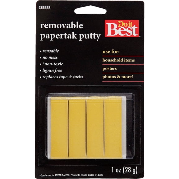 Do it Best Reusable Papertak Putty - Single Pack