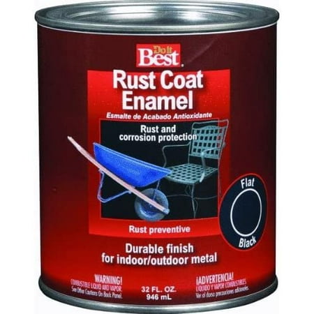 Rust-Oleum Rust Coat Enamel - Durable Oil-Based Satin Paint - 1/2 Pint, Hunter Green — Interior & Exterior Use, Professional Finish