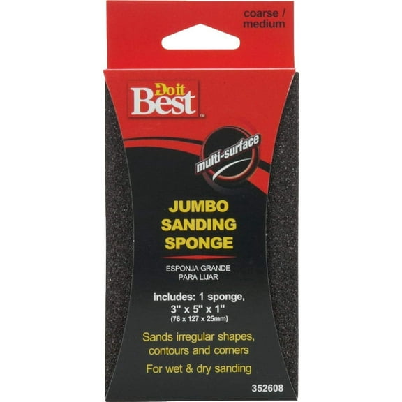 Do it Best Tools Sanding Sponge - Craft Sandpaper - 1 Piece