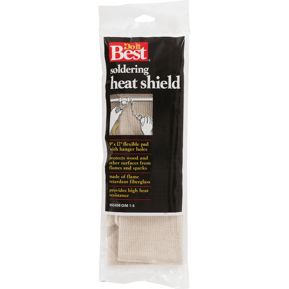 Do it Best Soldering Heat Shield - Single Pack Residential Use, Standard Application