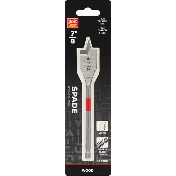 Do Product - Do it Best Spade Bit - Pack of 12 Residential Use, Standard Application