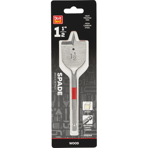 Do it Best Spade Bit - Single Pack Residential Use, Standard Application
