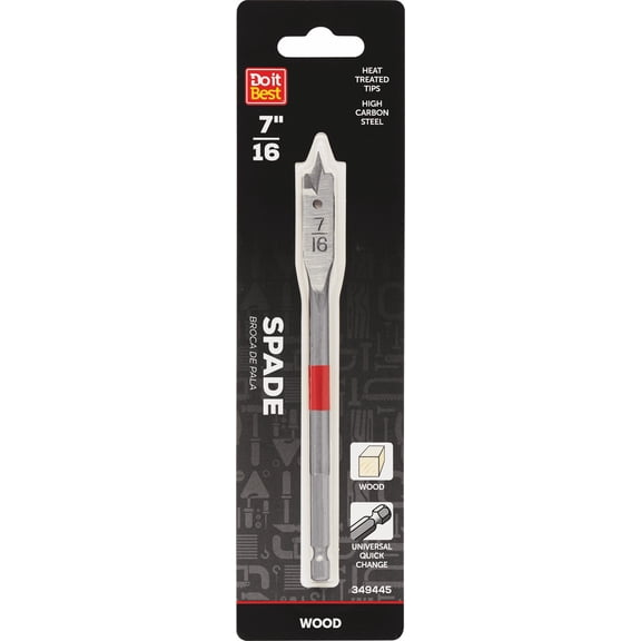 Do it Best Spade Bit - Single Pack Residential Use, Standard Application