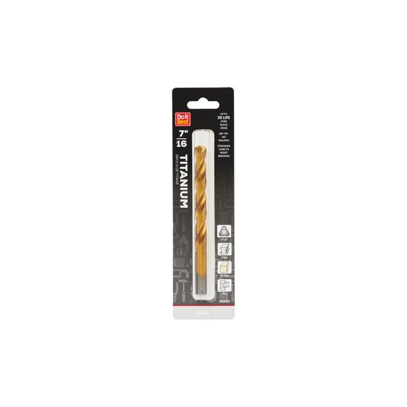 Do it Best Titanium Drill Bit - Pack of 4