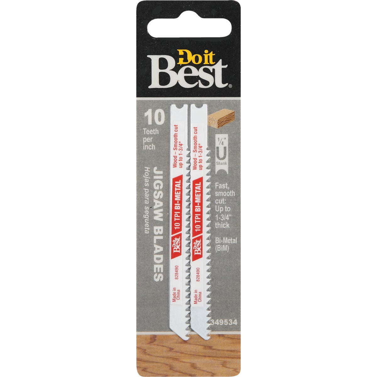 U-shank General Purpose Jigsaw Blade Assortment, 10 Pk. U-shank General Purpose Jigsaw Blade Assortment, 10 Pk.