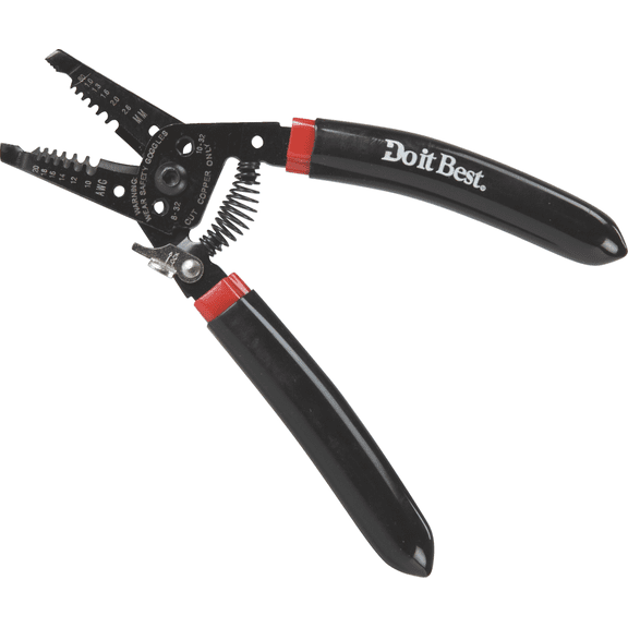 Do it Best Wire Stripper/Cutter - Single Pack  Heavy-Duty Construction, Professional Use
