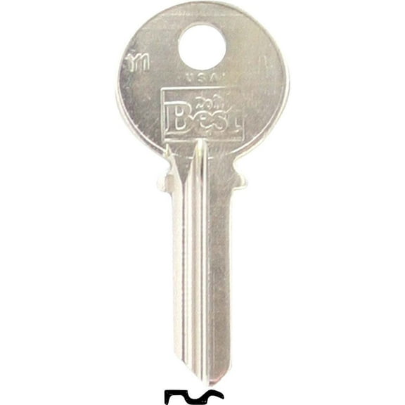 Do it Best Yale Nickel Plated House Key, Y1 / 999-Y1 DIB (10-Pack) IAP99990905