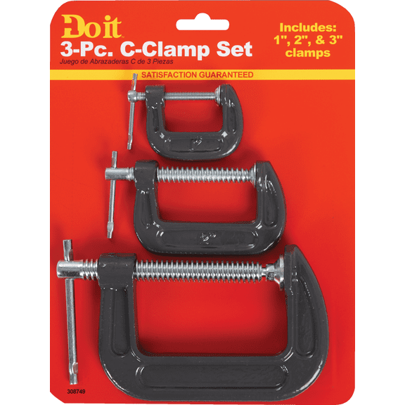 Do it C-Clamp Set - Pack of 2  Residential Use, Standard Application
