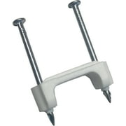 GB Electrical Cable Staple - Plastic, White