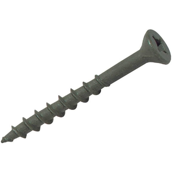 PrimeSource Exterior Wood Screw Premium-Coated Rust Resistant - 25 lb, 1-1/4 In