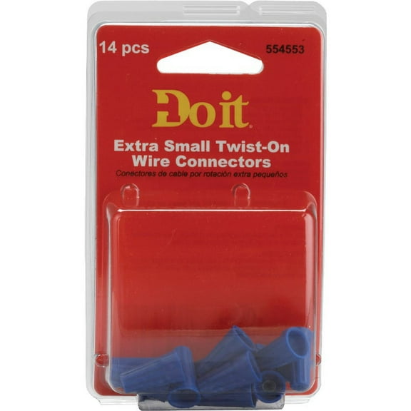 Gardner Bender Extra Small Wire Connector - 14 Pack, Blue, 22-16 AWG