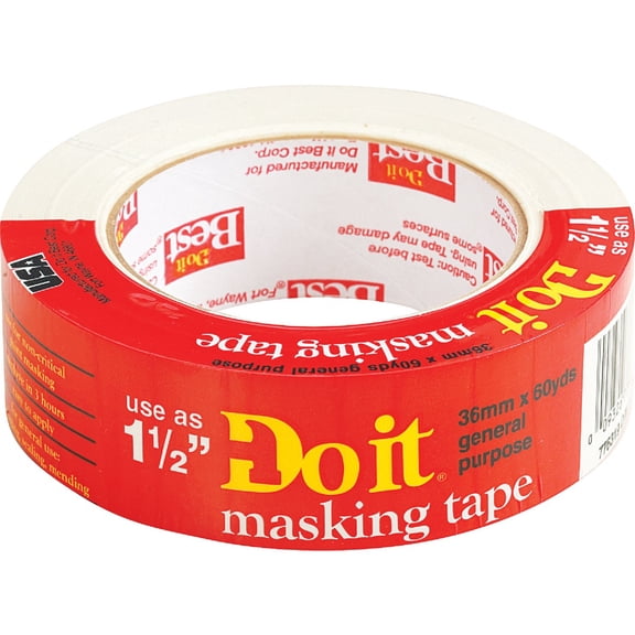 Do it General-Purpose Masking Tape, 1.5" G/P MASKING TAPE