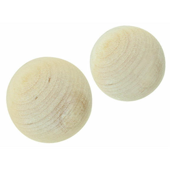Do it Wood Hardwood Round 1 In. Cabinet Knob, (2-Pack) 11405DI-1