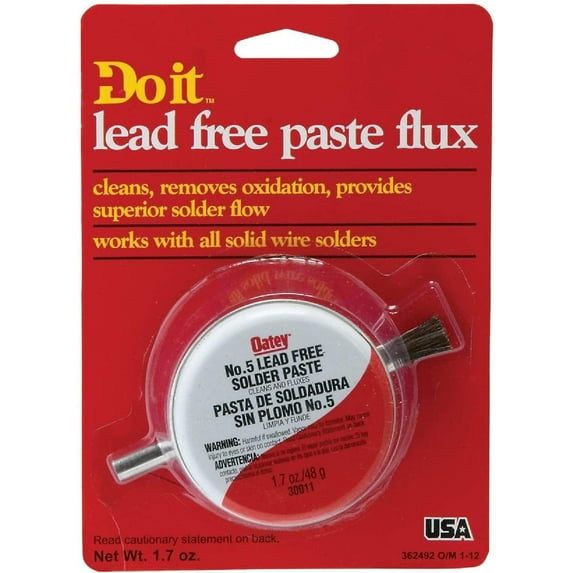Oatey No. 5 Lead-Free Paste Flux - Lead Free - 1.7 oz