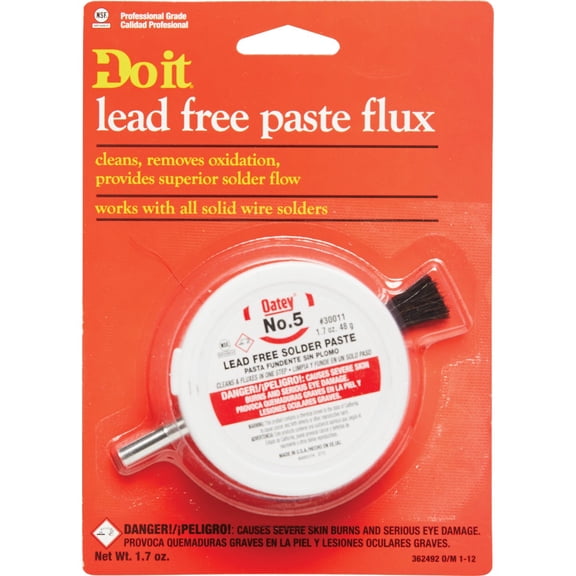 Oatey No. 5 Lead-Free Paste Flux - Lead Free - 1.7 oz