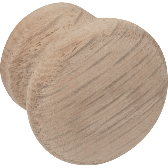 Do it Oak Round Knob - Single Pack Residential Use, Standard Application