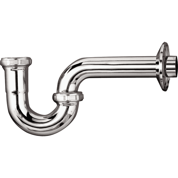 Do it P-trap Less Cleanout Brass Tubular - Pack of 4 Standard US Plumbing Rough-In, Drop-In Replacement