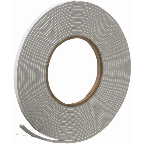 Thermwell Do It PVC Foam Weatherstrip Tape - Closed Cell Vinyl - 1/4X1/8"X17', Multicolor
