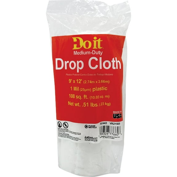 Do it Plastic Drop Cloth