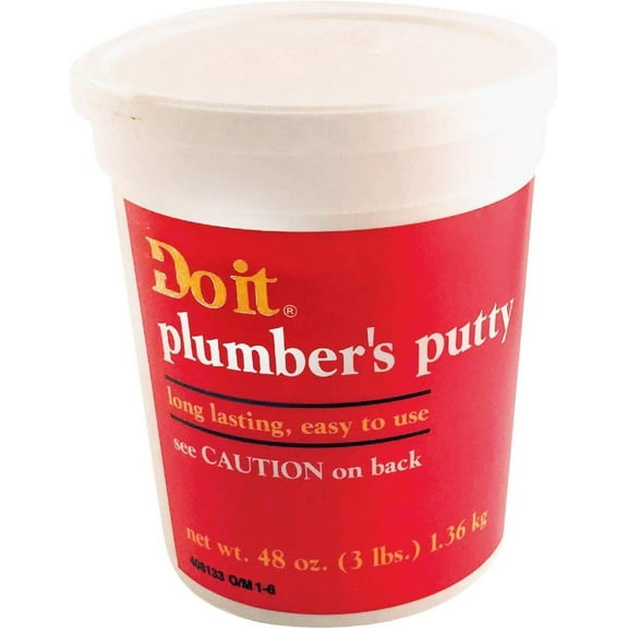William H Harvey Plumber's Putty - Seals Joints - 3 lbs