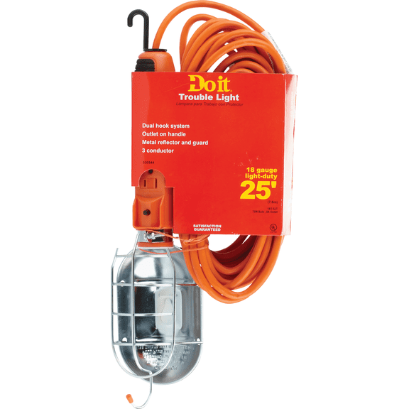 Do it Premium Incandescent Trouble Light - Single Pack  Residential Use, Standard Application