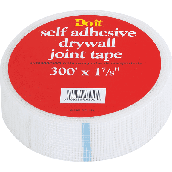 Do it Self Adhesive Joint Drywall Tape - Pack of 12 Residential Use, Standard Application