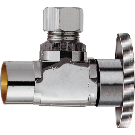 Do it Sweat x Compression Quarter Turn Angle Shut Off Valve - Single Pack  Residential Use, Standard Application