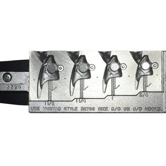 Do-it Ultra Minnow Jig Head Mold, 4 Cavities 3/8, 1/2, 5/8, 3/4, & 1.- DSJ-5-A - D3526