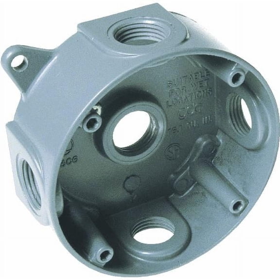 Hubbell Bell 4 In. Weatherproof Outdoor Round Box