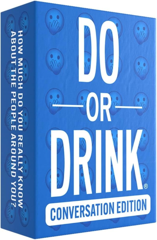 Do or Drink Let's Get Personal Icebreaker Card Games Drinking Games for Adults with 250 Cards