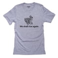 thumbnail image 1 of DoDo Bird - We Shall Rise Again - Funny Extinct Men's Grey T-Shirt, 1 of 2